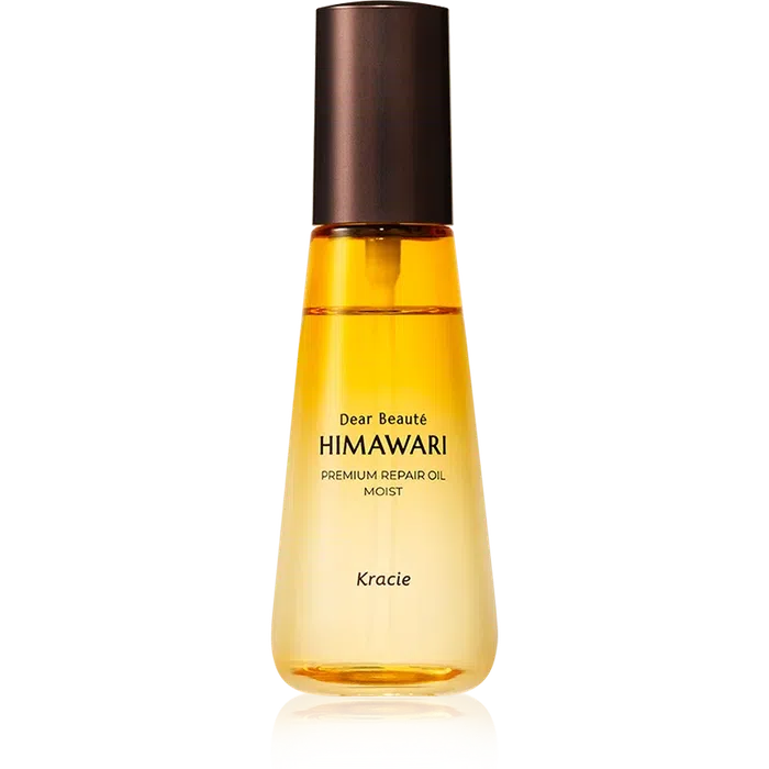 Kracie Repair Oil Moist | Sunflower Hair Oil for Frizz Control, Heat Protection, and UV Care 60ml [With alcohol]