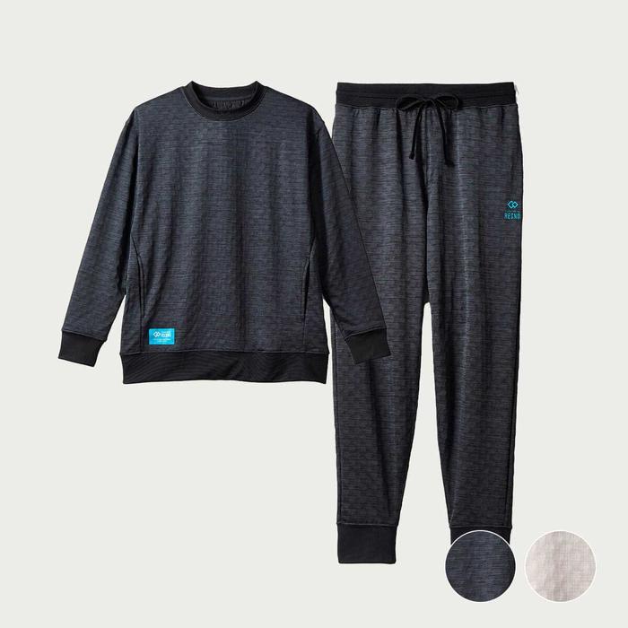 Colantotte RESNO MAGNE Recovery Wear PLUS Long-Sleeve Top & Bottom Set, Magnetic Recovery Wear, Unisex, S / M / L / XL