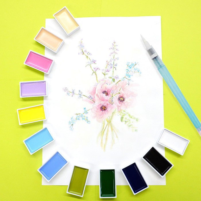 Kuretake Gansai Tabi 18 color set (MC20/18V)