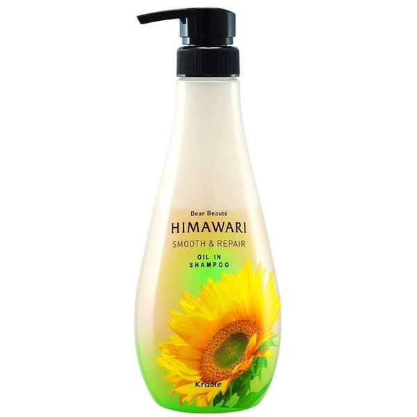 HIMAWARI Smooth & Repair - BESTSELLER! Deeply smoothing and rebuilding shampoo with sunflower oil 500ml [With alcohol]