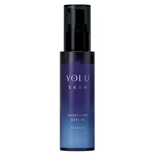 YOLU Skin Overnight Serum Clear – Night Care Brightening & Hydrating Serum (No Alcohol)