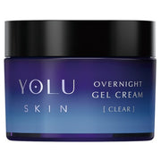 YOLU Skin Overnight Gel Cream Clear with Glutation, Niacinamide– Night Moisturizing Gel Cream (No Alcohol)