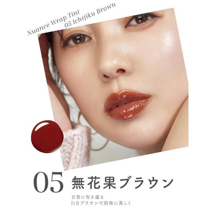 Fujiko Nuance Wrap Tint 05 Fig Brown 2.8g [Alcohol free]