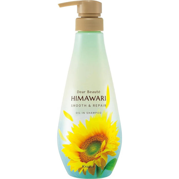 HIMAWARI Smooth & Repair - BESTSELLER! Deeply smoothing and rebuilding shampoo with sunflower oil 500ml [With alcohol]