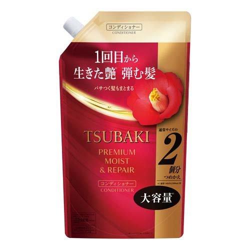 [Refill] TSUBAKI PREMIUM MOIST - Moisturizing hair conditioner with tsubaki oil 600ml [Alcohol-free]