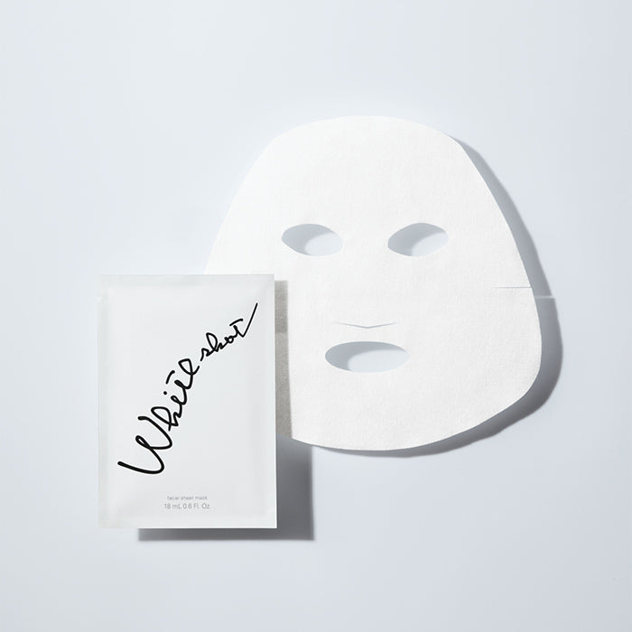 POLA White Shot Mask QXS - Brightening and Hydrating Facial Mask for Clear, Translucent Skin 7sheets [With alcohol]