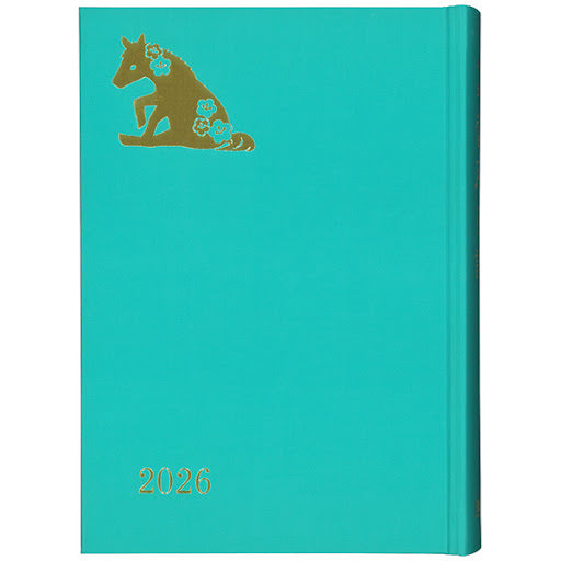 Hakubunkan 2026 Daily Diary B6 – Hardcover Vertical Format No.3 (January Start) Japanese Daily Journal Diary