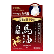 Meishoku Uruoi Bijin Bayu Horse Oil Foaming Facial Soap 80g [Alcohol-free]