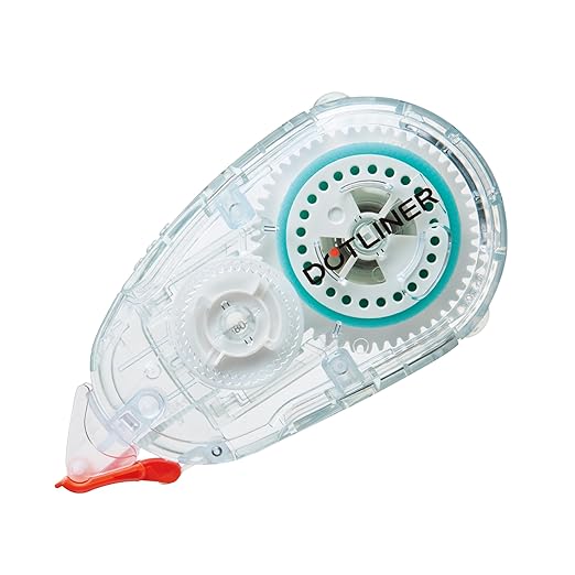 KOKUYO DOTLINER Tape Glue TM – Strong Adhesive, Transparent Mechanism, 4 Colors