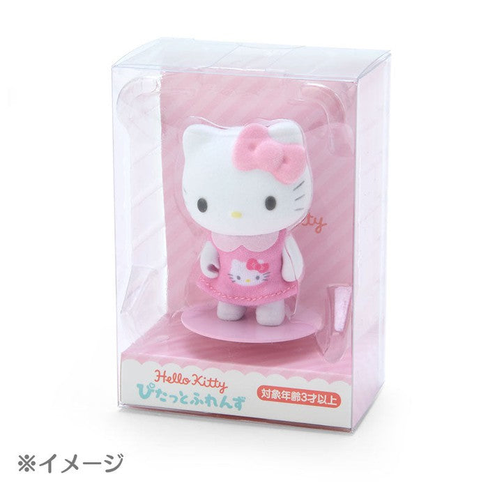 Sanrio Pitatto Friends (Mini) Flocked Doll Kuromi – Miniature, Poseable, & Customizable 6.8cm 604321