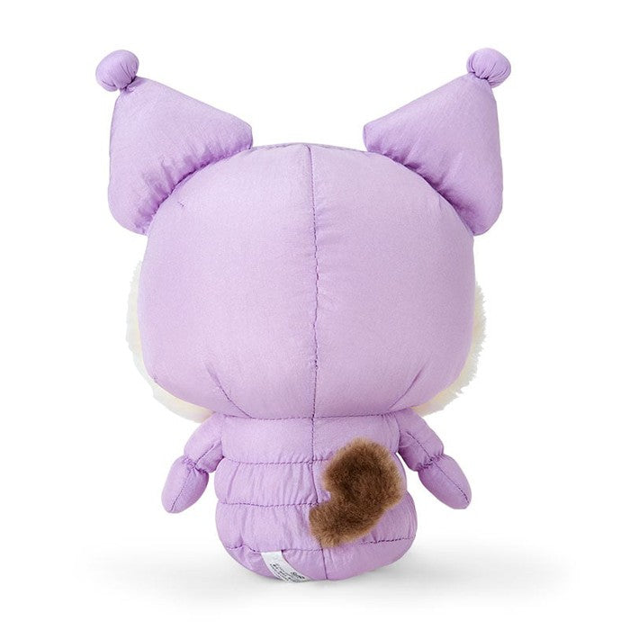 [Sanrio] Kuromi Plush Toy (Fluffy Winter) – Cozy Quilted Jumpsuit Edition 19cm 247383