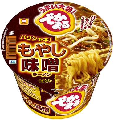 Instant miso ramen z moyashi/kiełkami Deka Maru od MARU CHAN 160g