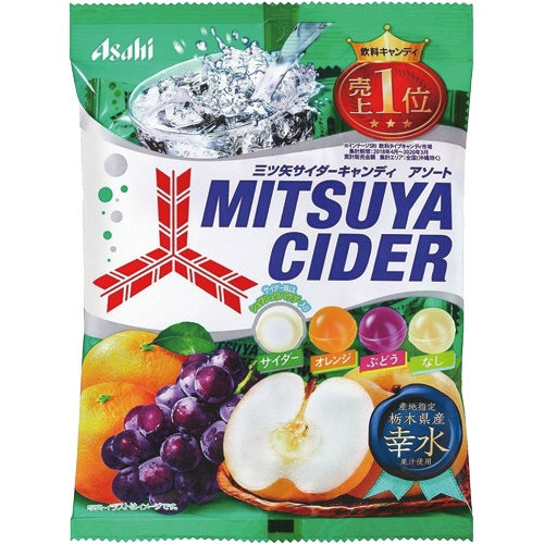 Sparkling candies based on the Mitsuya additive (MITSUYA CIDER) ASAHI136g