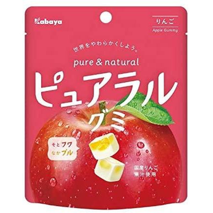 Foam jellies with 100% apple flavor PURERAL 58g