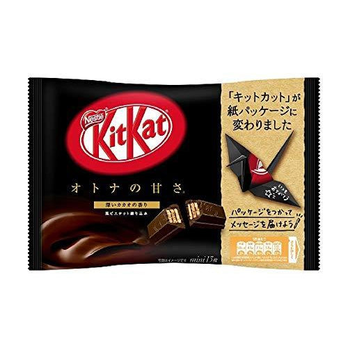 KitKat o smaku gorzkiej czekolady OTONA NO AMASA (11sztuk)