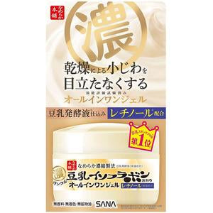 NAMERAKA HONPO - Revitalizing and rejuvenating cream with soy milk and All In One retinol 100g [With alcohol]