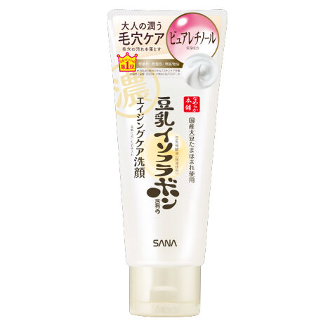 NAMERAKA HONPO - Rejuvenating facial cleansing cream with soy milk and retinol [With alcohol] 150g