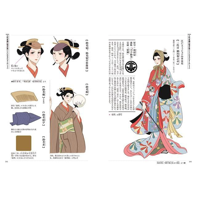 Edo Era Fashion Encyclopedia (O Edo Fashion Zukan) by Nadeshko Rin