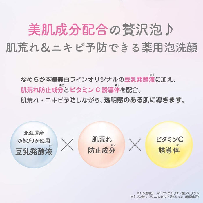 NAMERAKA HONPO - (Dermocosmetics) Brightening serum based on arbutin, soy milk and licorice for sensitive and acne-prone skin 100g [With alcohol]