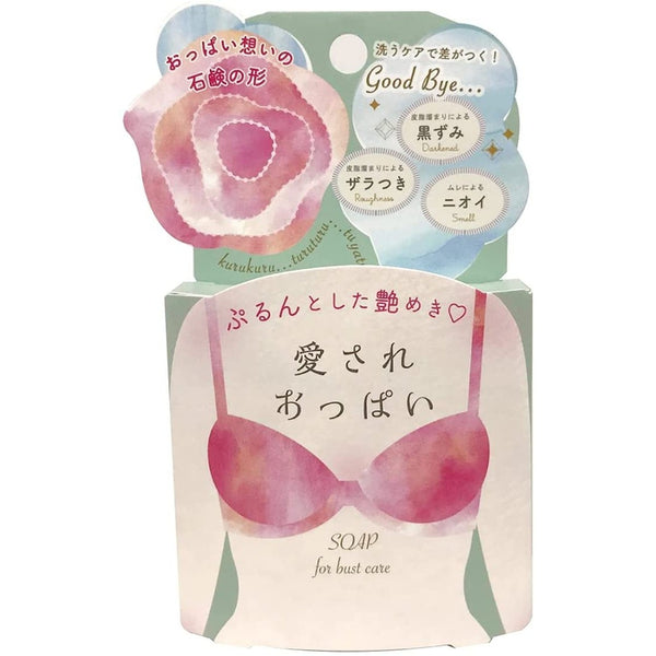 AISARE OPPAI - Peeling and moisturizing soap for breasts 70g [Alcohol-free]