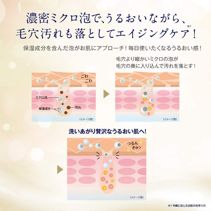 NAMERAKA HONPO - Rejuvenating facial cleansing cream with soy milk and retinol [With alcohol] 150g
