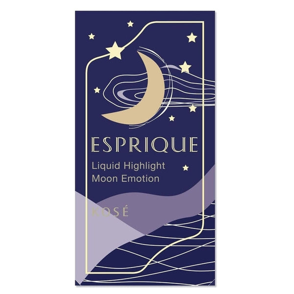 ESPRIQUE Rozświetlacz z efektem księżycowej luny (Liquid Highlight Moon Emotion) 10ml [Z alkoholem]