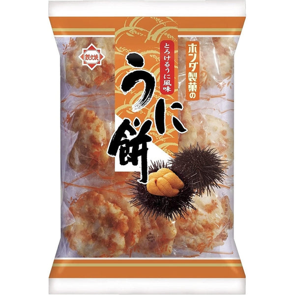 UNI MOCHI Senbei o smaku jeżowca morskiego (13 sztuk)