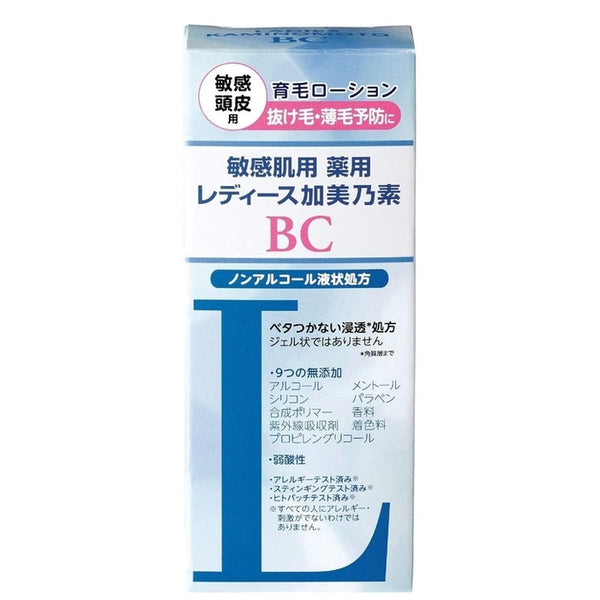 LADIES KAMINOMOTO BC Bezalkoholowa wcierka do skóry głowy na łupież i porost włosów 150ml [Bez alkoholu]