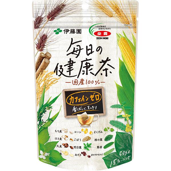 BEAUTY/HEALTH TEA Bezkofeinowa herbata ziolowo-zbozowa (Mainichi no Kenkou Cha) od Itoen 15 torebek