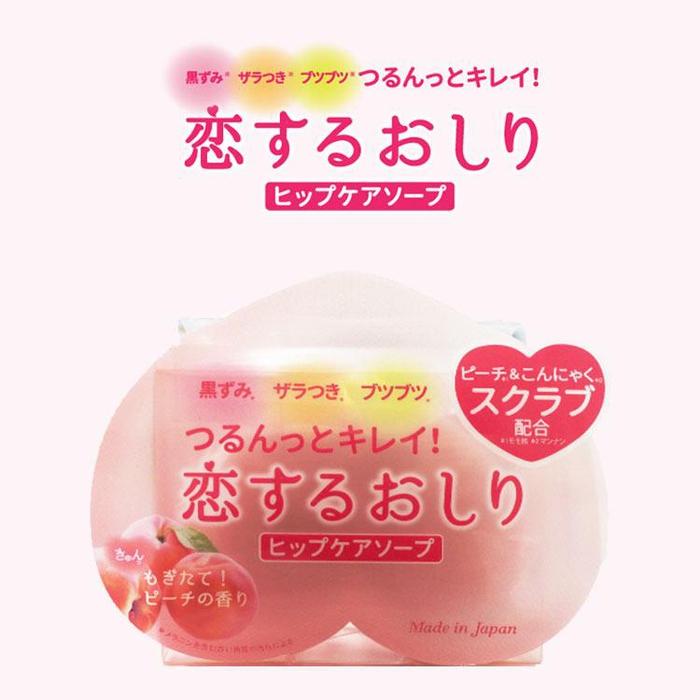 BEST-SELLER! Pelican KoiSuru Oshiri Peach peeling soap for the care of buttocks and thighs 80g [Alcohol-free]