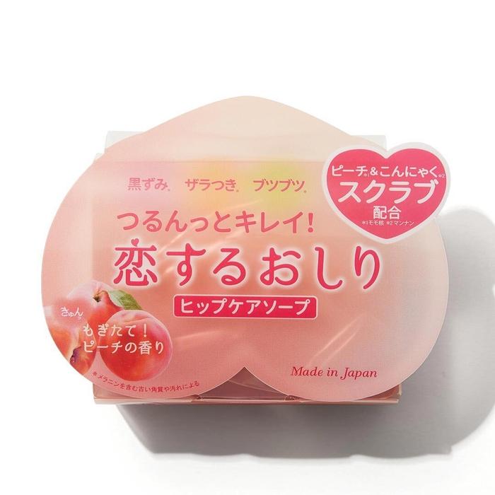 BEST-SELLER! Pelican KoiSuru Oshiri Peach peeling soap for the care of buttocks and thighs 80g [Alcohol-free]