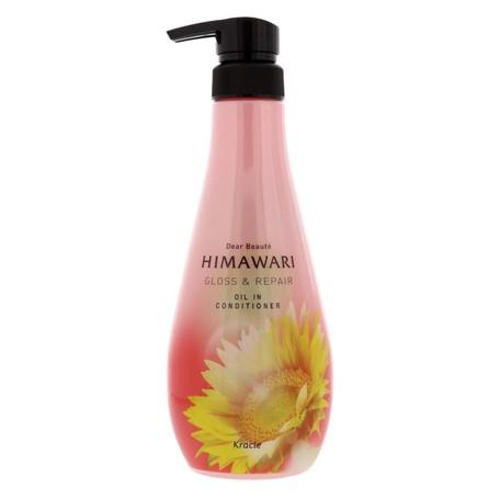 HIMAWARI GLOSS&REPAIR - BESTSELLER! Deeply polishing and rebuilding conditioner with sunflower oil 500ml [With alcohol]