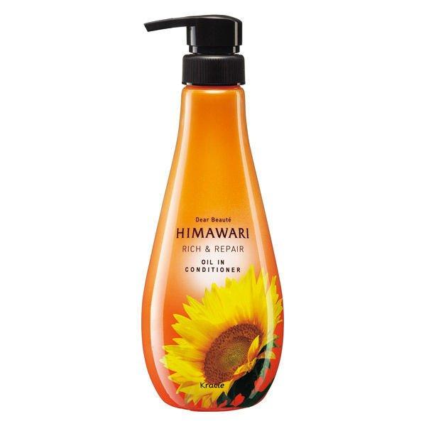 HIMAWARI RICH&REPAIR - JAPAN'S BESTSELLER! Deeply moisturizing and rebuilding conditioner with sunflower oil 500ml [With alcohol]