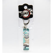 Keychain with Inosuke Hashibira from Demon Slayer (vertical)