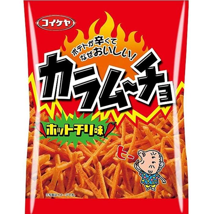 Koikeya Stick Karamucho Hot Chili Flavor Potato Chips 90g