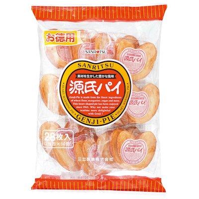 Sanritsu Confectionery Value Pack Genji Pie Cookies (24 Pieces)