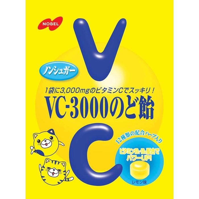 Lemon throat candies VC-3000 with a large dose of vitamin C from Nobel 90g