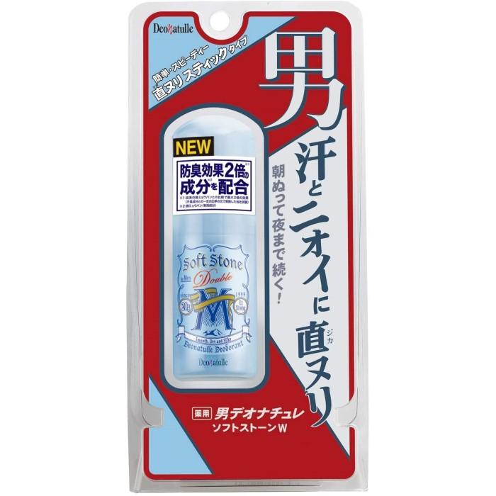 Deonatulle - Soft Stone antiperspirant stick based on alum 20g [Alcohol-free]