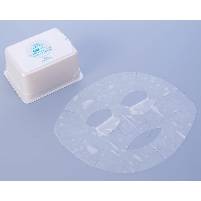 KOSE Clear Turn - Whitening and anti-aging sheet mask with tranexamic acid (30 pieces) [Alcohol-free]