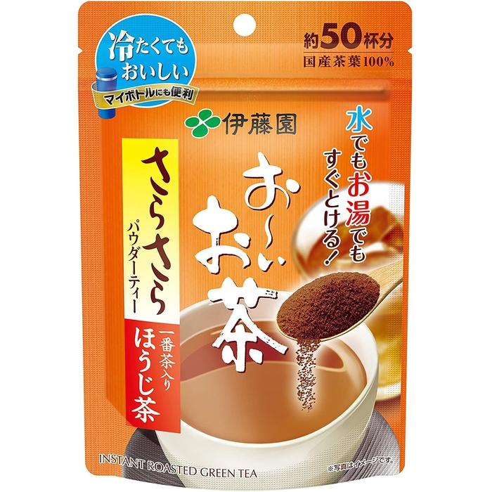 Houjicha palona zielona herbata w proszku od Itoen 40g