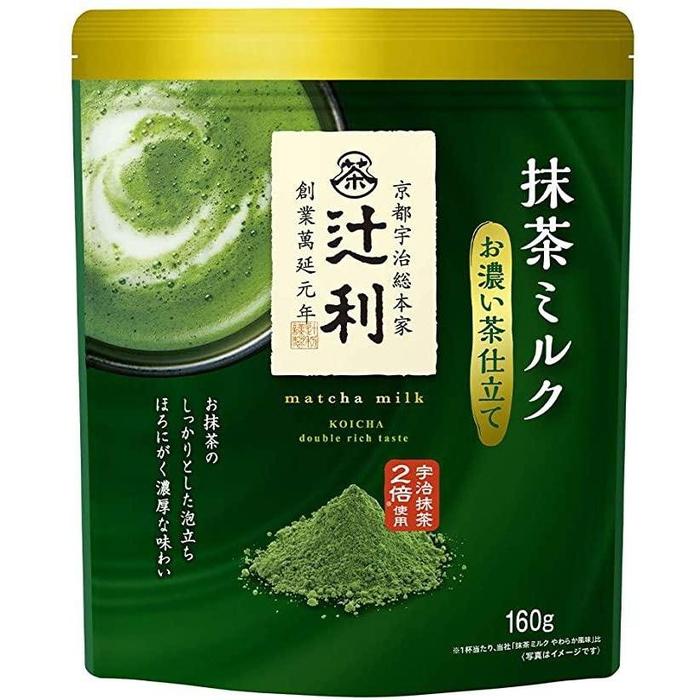 Intensywna Macha Latte w proszku Tsujiri Matcha Milk Koicha 160g