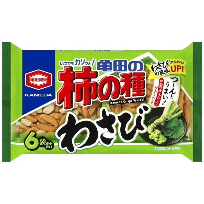 Kaki No Tane snack with wasabi flavor 115g