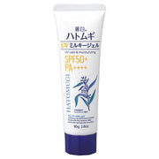 Kumano yushi - UV gel cream with Hatomugi extract SPF50+ PA++++ 80g [With alcohol]