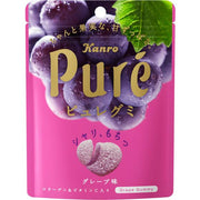 Kanro Pure Gummy Sour grape-flavored jellies based on real PURE juice 56g