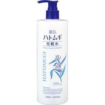 Hato Mugi facial lotion with pump from Beaua, 500 ml [Alcohol-free]