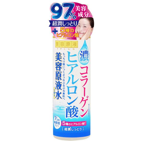 Strongly moisturizing lotion with 3 types of Collagen and 5 types of Hyaluronic Acid from Cosmetic Roland Biyougeneki 185ml [Alcohol-free]