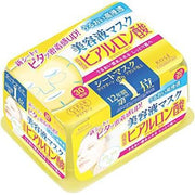 KOSE Clear Turn - Moisturizing sheet masks with hyaluronic acid (30 pieces) [With alcohol]
