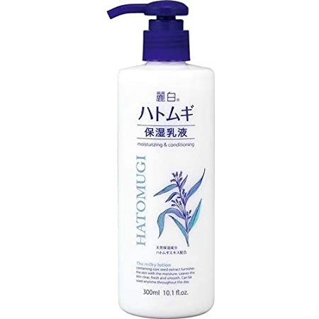 Reihaku HATOMUGI - Moisturizing face milk with Hatomugi extract 300ml [Alcohol-free]