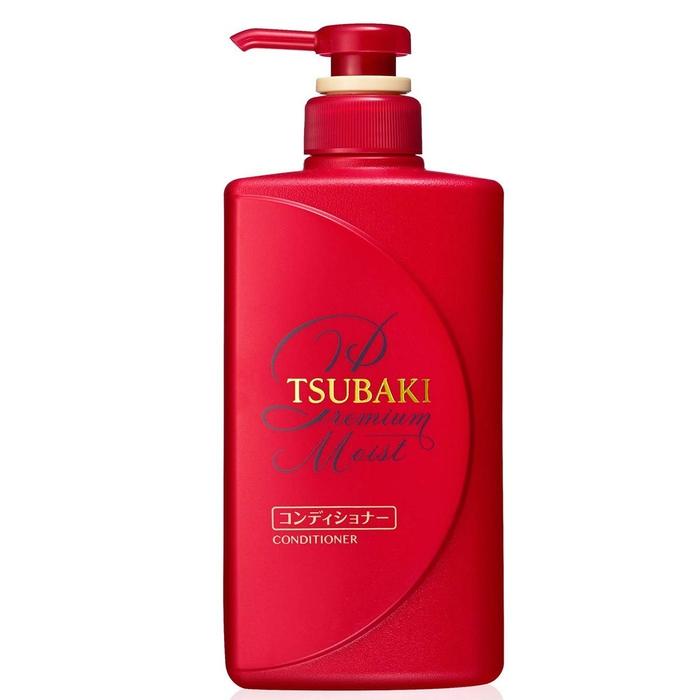 Mocno nawilzajaca odzywka do wlosow z olejem Tsubaki TSUBAKI PREMIUM MOIST od Shiseido 490ml.