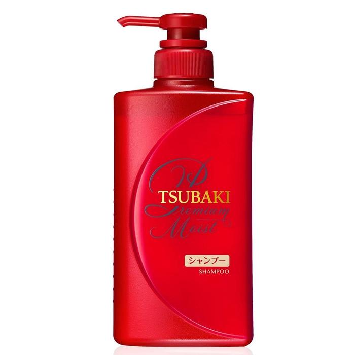 Mocno nawilzajacy szampon do wlosow z olejem Tsubaki TSUBAKI PREMIUM MOIST od Shiseido 490ml.